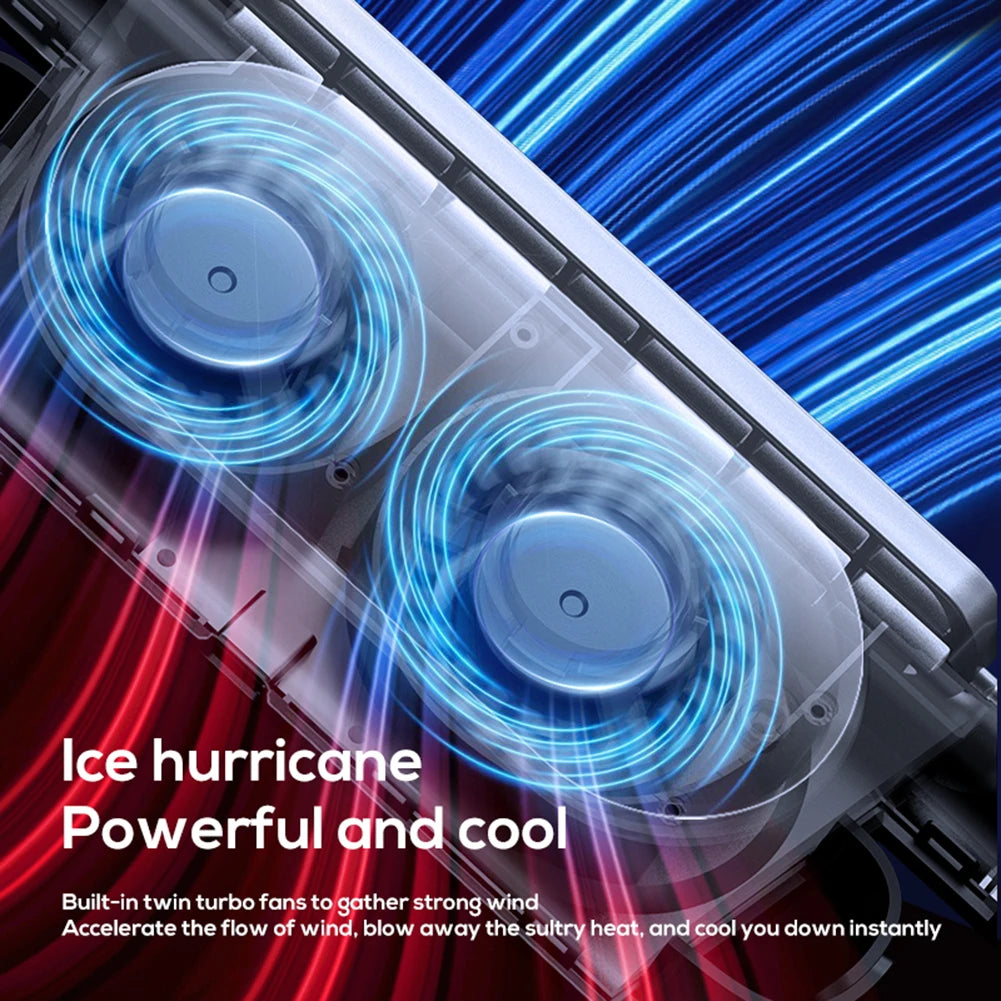 Portable Car Seat Fan – 3-Speed Adjustable USB Cooling