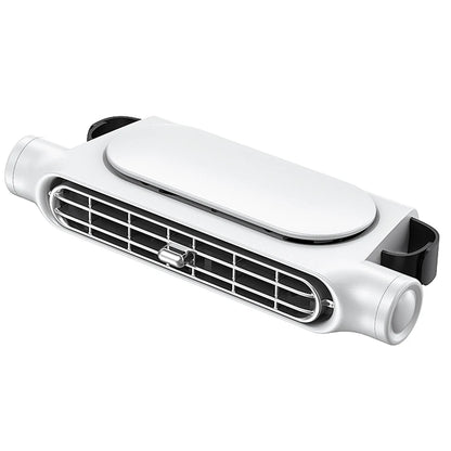 Portable Car Seat Fan – 3-Speed Adjustable USB Cooling